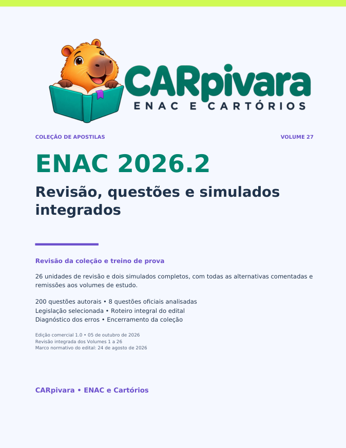Capa do Volume 27: Revisão, questões e simulados integrados